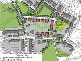 Op de plaats waar nu de Fonkelsteen staat komen 25 woningen