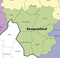 Het gebied van het Kempenland, waarin de landgoederen liggen