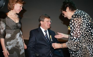 Annette en Paul Boeren en de burgemeester