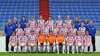 Het vrouwenteam van Willem II