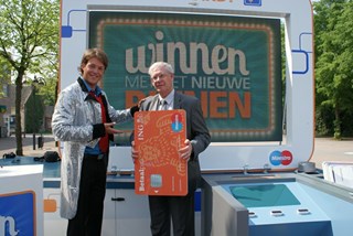 Wethouder Theo van der Heijden verrichtte een symbolische handeling